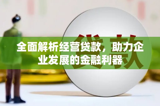 扶余全面解析经营贷款，助力企业发展的金融利器