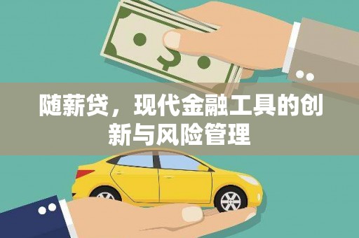 扶余随薪贷，现代金融工具的创新与风险管理