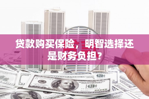 扶余贷款购买保险，明智选择还是财务负担？