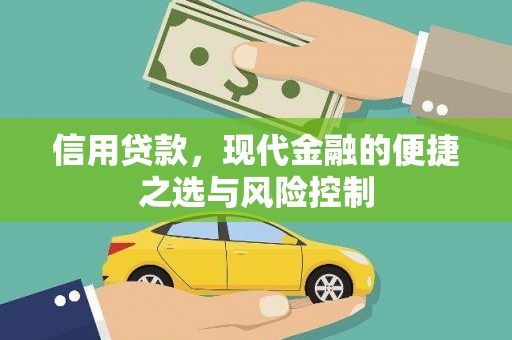 扶余信用贷款，现代金融的便捷之选与风险控制