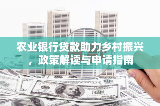 扶余农业银行贷款助力乡村振兴，政策解读与申请指南