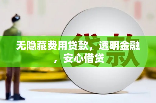 扶余无隐藏费用贷款，透明金融，安心借贷