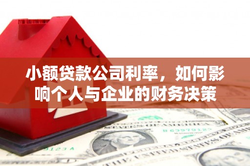 扶余小额贷款公司利率，如何影响个人与企业的财务决策