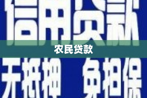 扶余农民贷款