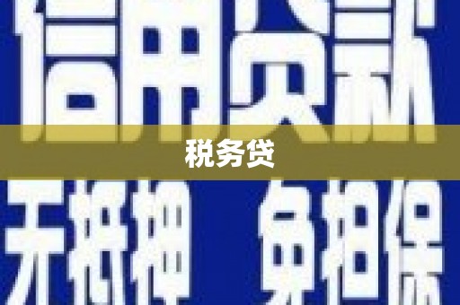 扶余税务贷